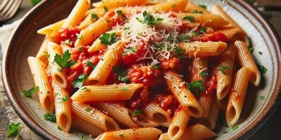 🍝 How to Make Tomato Pasta with Fresh Sauce 🍅