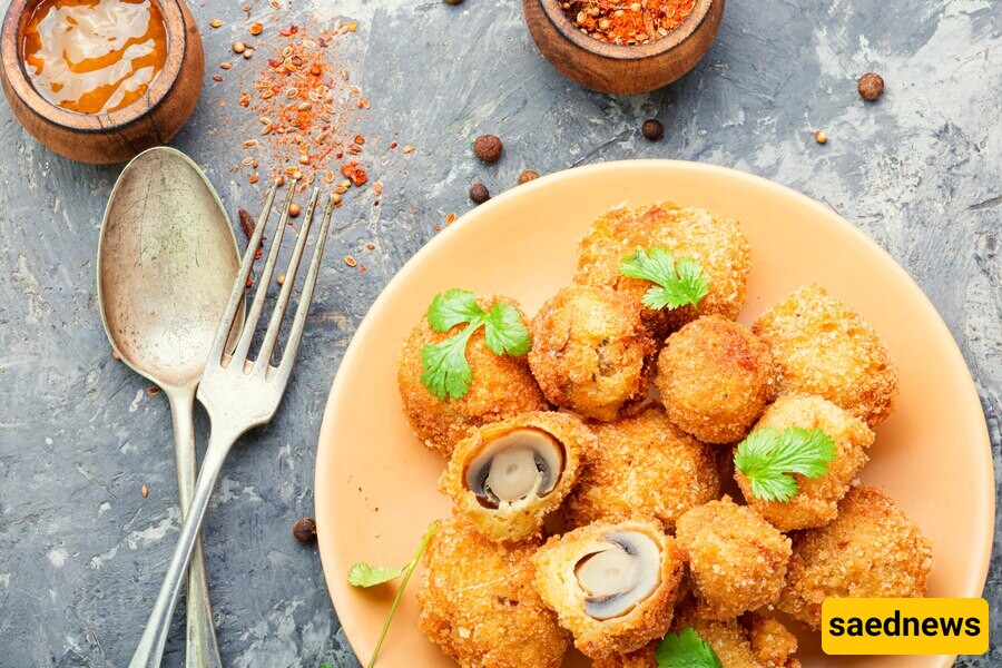  fried mushrooms