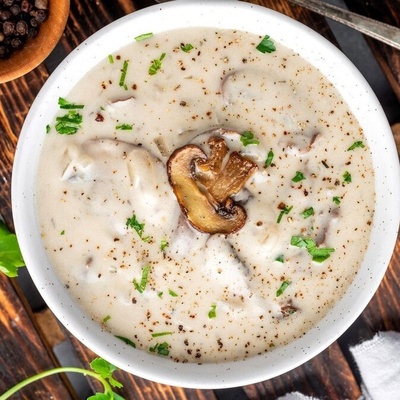 How to Make Restaurant-Style Milk and Mushroom Soup | Delicious, Creamy, and Unique for Every Taste! + Video