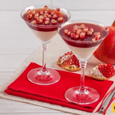 How to Make Yalda Jelly and Pomegranate Dessert for Yalda Night, School, and Parties