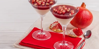 How to Make Yalda Jelly and Pomegranate Dessert for Yalda Night, School, and Parties