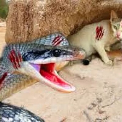 Wildlife Documentary / Mother King Cat vs. Giant Snake + Video