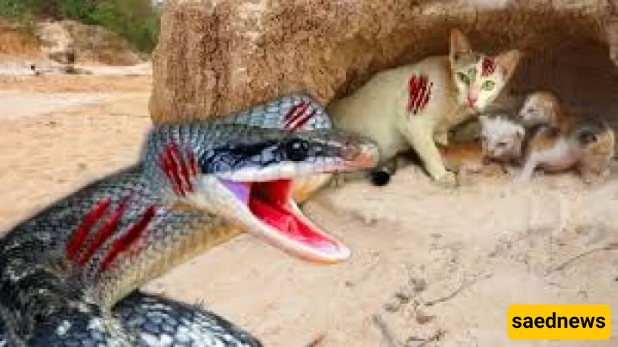 Wildlife Documentary / Mother King Cat vs. Giant Snake + Video