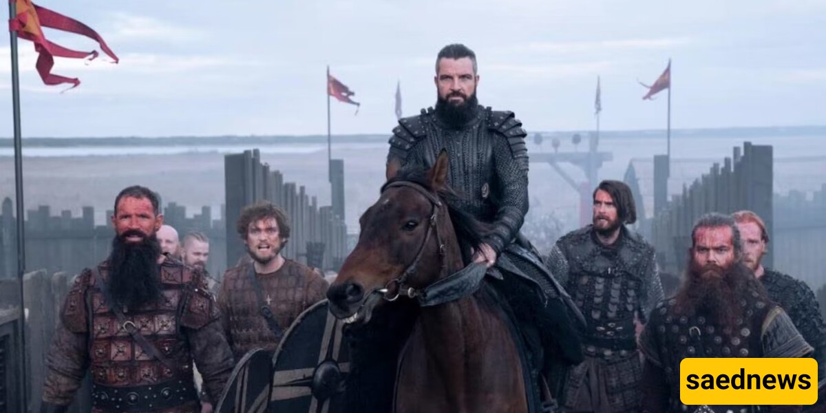 Bradley Freegard, Kenneth M. Christensen, Jaako Ohtonen, Paaru Oja, Christopher Rygh and Robert McCormack in 'Vikings:Valhalla'