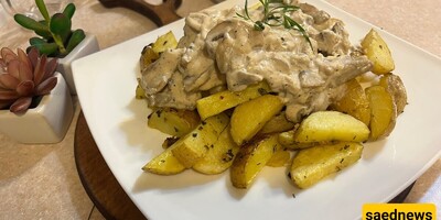 Today's Foods / Recipe for Baked Potatoes with Mushroom Sauce + Video