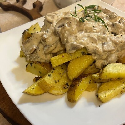 Today's Foods / Recipe for Baked Potatoes with Mushroom Sauce + Video