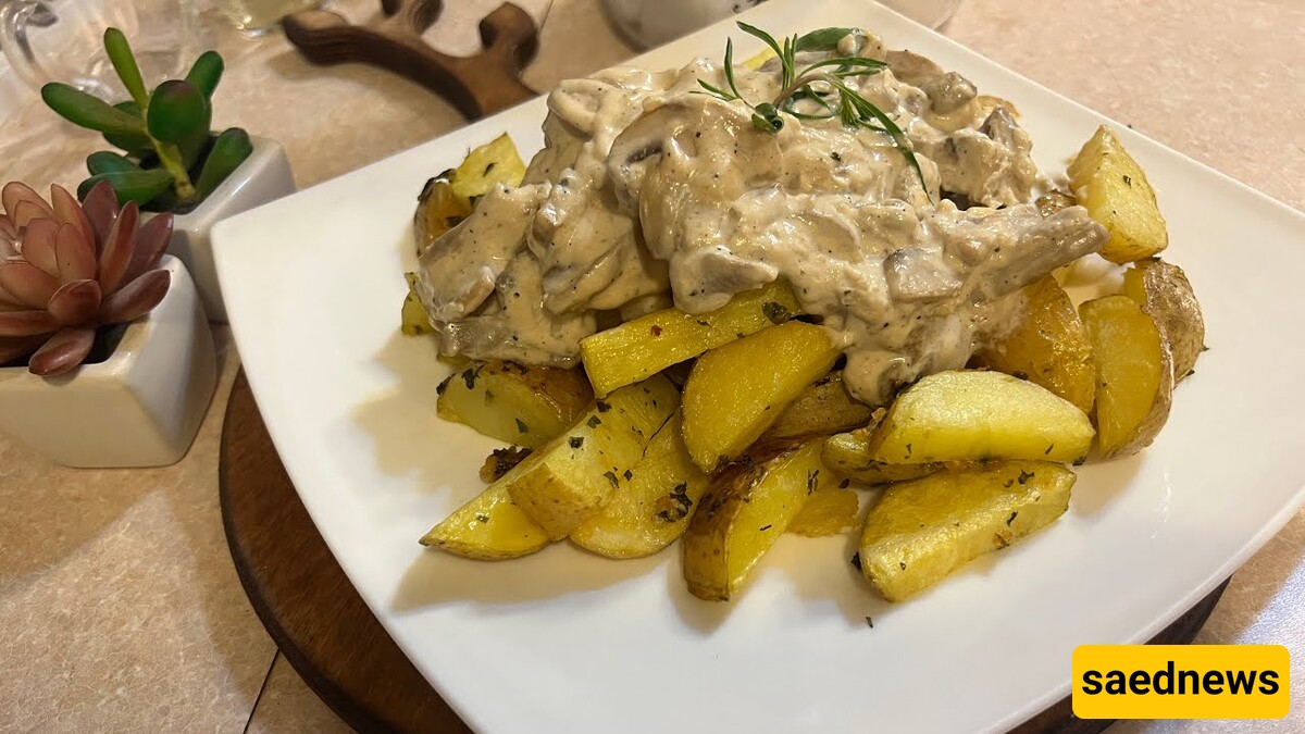 Today's Foods / Recipe for Baked Potatoes with Mushroom Sauce + Video