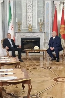 Pezeshkian in a meeting with Lukashenko: Our positions with Belarus in international communities are shared
