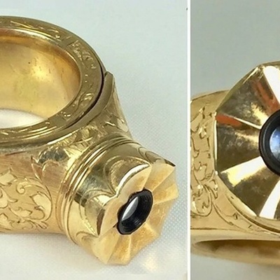 Former Soviet-Era Spy Ring Equipped with a Built-in Camera (Photo)
