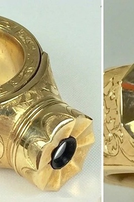 Former Soviet-Era Spy Ring Equipped with a Built-in Camera (Photo)