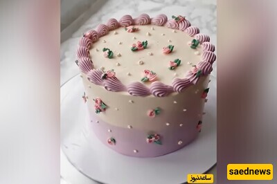 For Daughter's Day: A Simple Method for Designing a Chic Cake at Home with a Girly Theme / Minimal, Attractive, and Elegant 👌