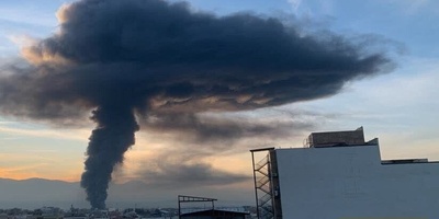 Fire Erupts at Northern Iran Dairy Plant