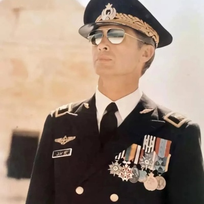 Time-travel Photo: Nader Jahanbani Stepping Out of His Fighter — Rare Shot from the 1950s