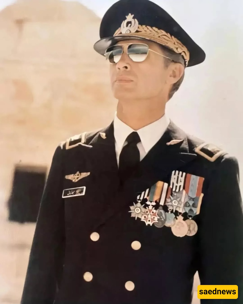 Time-travel Photo: Nader Jahanbani Stepping Out of His Fighter — Rare Shot from the 1950s