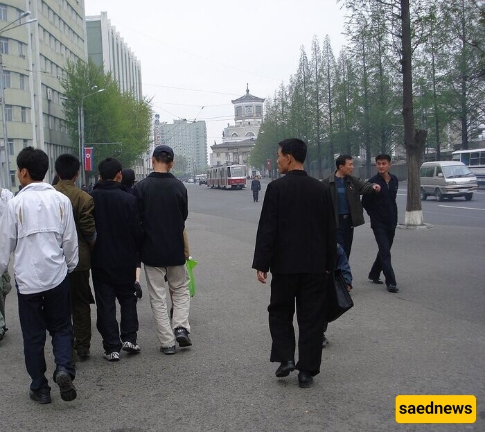 Typical Clothing of Young People in Pyongyang