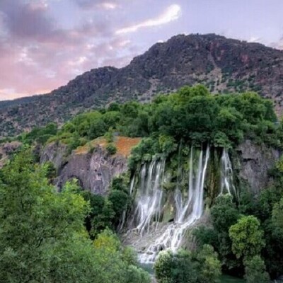 Incredible Yet Stunning Images of Iskandar Waterfall in Tabriz during the Freezing Cold These Days—Such Beauty and Grandeur are Truly Breathtaking!