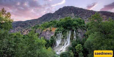 Incredible Yet Stunning Images of Iskandar Waterfall in Tabriz during the Freezing Cold These Days—Such Beauty and Grandeur are Truly Breathtaking!