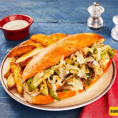 Chicken Sandwich | How to Make a Chicken Sandwich with Roasted Potatoes
