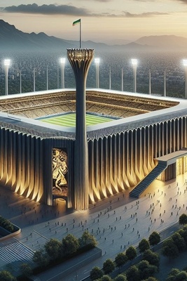 Stunning Stadium Design Inspired by Majestic Persian Architecture: Persepolis Splendor Reimagined + Photos