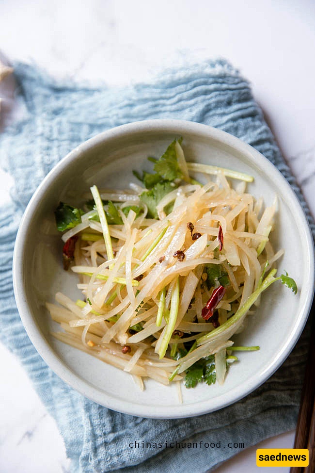 Chinese Salad With Potatoes