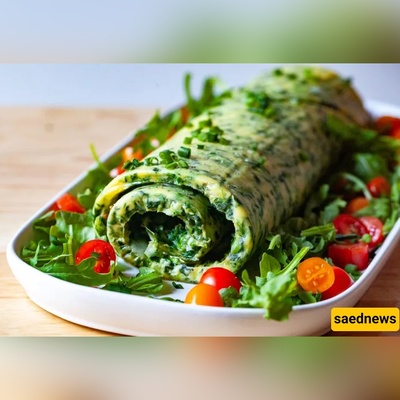 I Rolled an Omelet Like a Yule Log — Spinach, Cheddar & 15 Minutes to Brunch Drama!+VIDEO