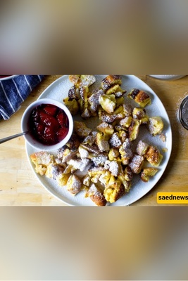 This Fluffy Austrian ‘Torn’ Pancake Turns Into Golden, Custardy Nuggets