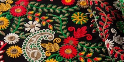 What is the art of Sekmeh embroidery?