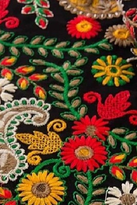 What is the art of Sekmeh embroidery?