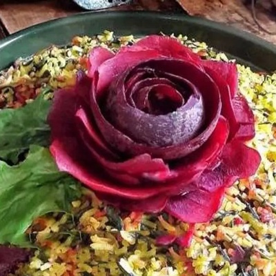 How to Make Spinach Rice with Beetroot / The Most Unique Iranian Mixed Rice with a Special and Delicious Flavor!