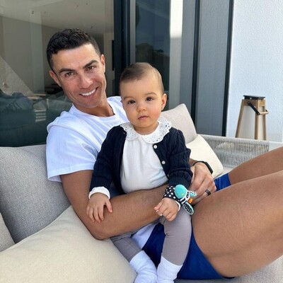 Ronaldo, the football superstar, Laugh from bottom of the heart for his daughter's laughter; this is the same daughter whose twin sibling went to heaven.