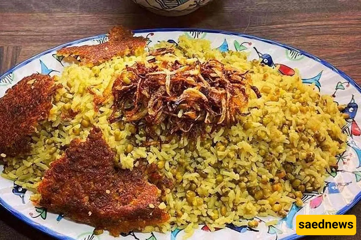 How to Make Mung Bean Rice with Sangak Bread Tahdig – Undoubtedly the Most Delicious Mixed Rice You’ll Ever Eat with Your Fingers