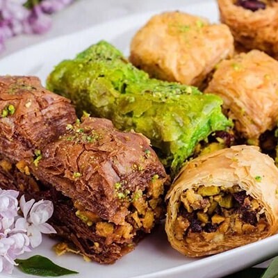 The Most Delicious Special Sweets for Eid al-Fitr or Sweet Eid: from Turkish Baklava and Iranian Honey Saffron Sweets to Egyptian Konafa.