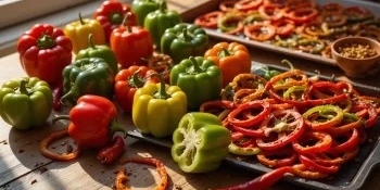 Three Common and Simple Methods for Drying Peppers!