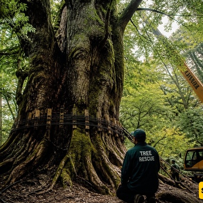 The Remarkable Story of Saving a 700-Year-Old Tree Using “Dragon Teeth”