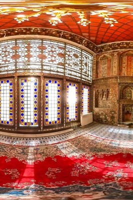 Walking through the Qavam ol-Dowleh Mansion of the Qajar era + video/photo