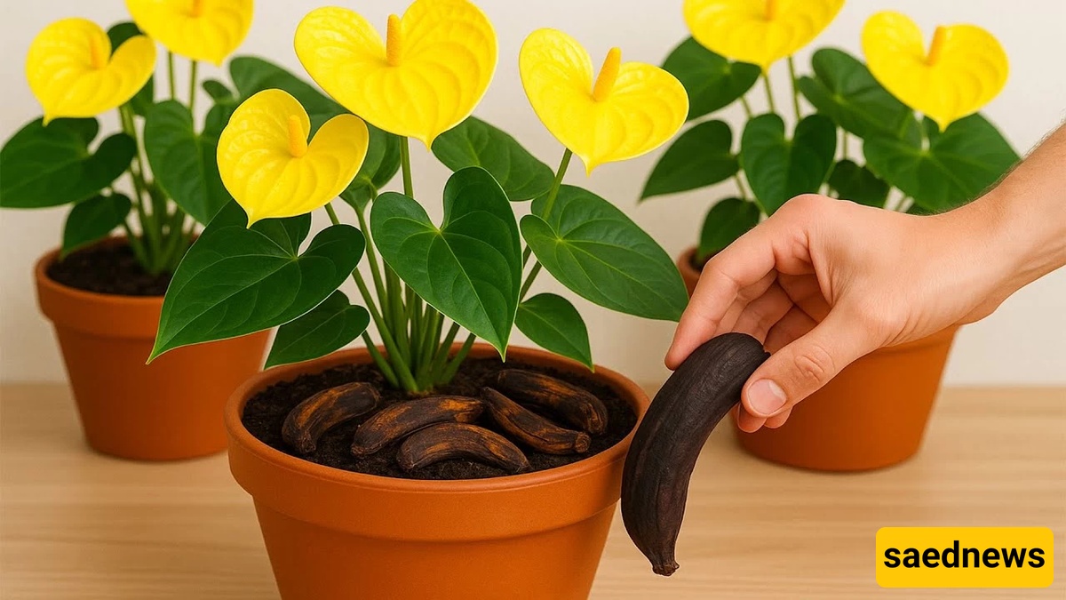 A Simple Method to Make Plants Bloom Using Banana Peels