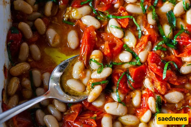 (Video)One-Pan Roasted Tomatoes + White Beans — A 30-Minute Summer Meal That Feels LUXURIOUS!