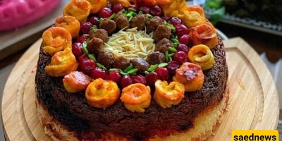How to Prepare Sour Cherry Tahchin (Albaloo Polo) with Chicken for 4 Servings