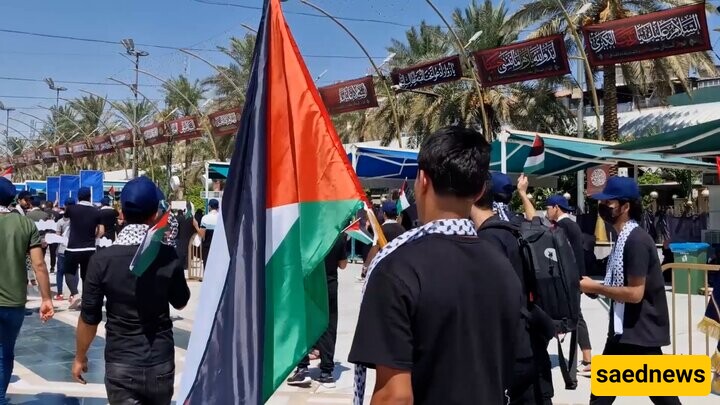 Palestinian Flag Emerges as Unifying Symbol Along Arbaeen Pilgrimage Path