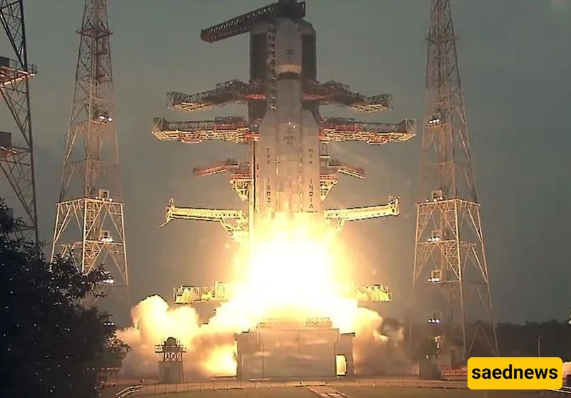 India Sends Navy Communications Satellite into Space Aboard LVM3 Rocket