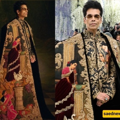 A Movement of Colors at the Met Gala: A Masterpiece Blending Iranian Miniature Art with Indian Elements at the World’s Biggest Fashion Event + Photo