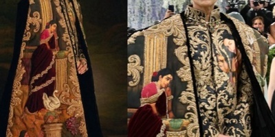 A Movement of Colors at the Met Gala: A Masterpiece Blending Iranian Miniature Art with Indian Elements at the World’s Biggest Fashion Event + Photo