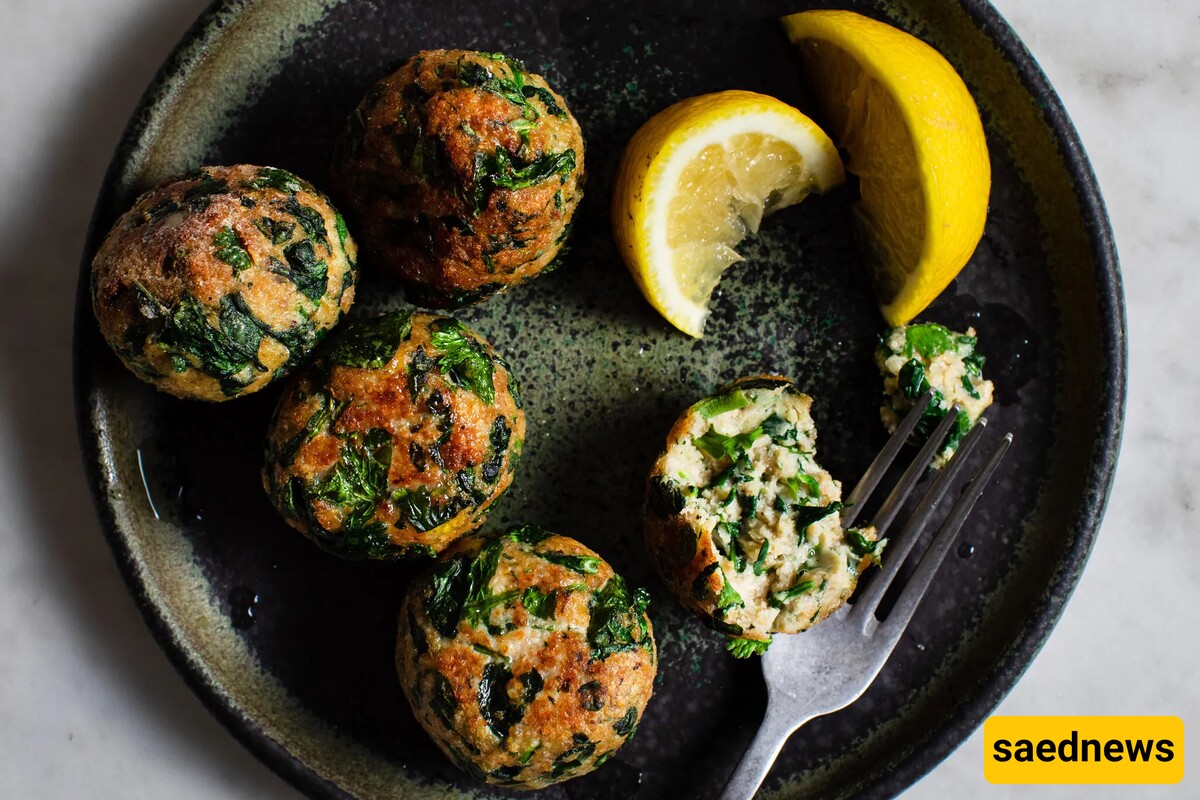 International Dishes |Recipe for Delicious and Iron-Rich Turkish Spinach Köfte