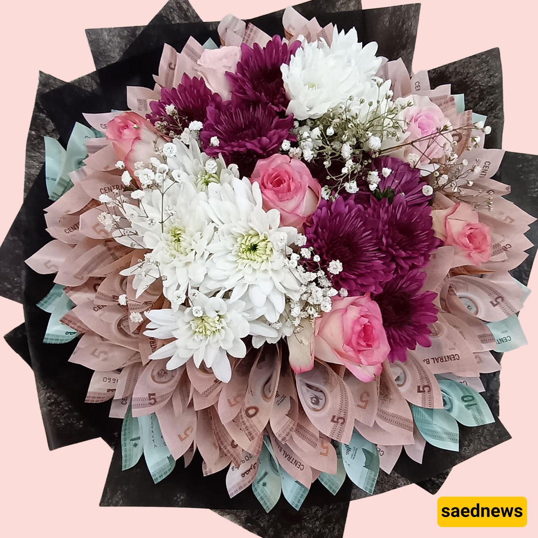 money flower bouquet