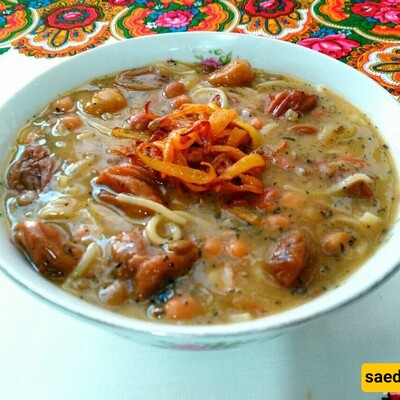 How to Make Delicious Dried Apricot Soup (Aash Barge)