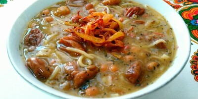 How to Make Delicious Dried Apricot Soup (Aash Barge)