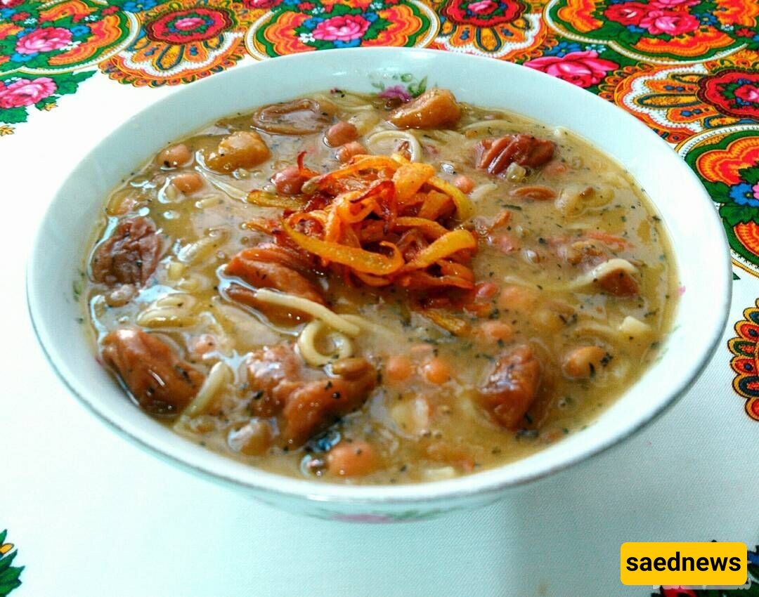 How to Make Delicious Dried Apricot Soup (Aash Barge)