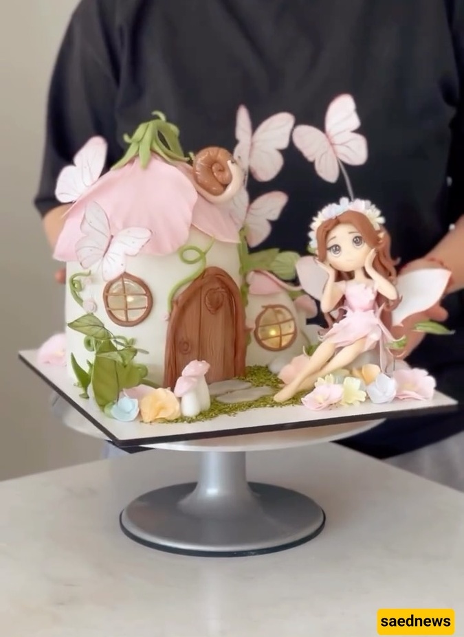A unique, creative pastry chef crafting fantasy cakes that seem straight out of a Disney world 😍 | A sweet masterpiece in a memorable gift form + video