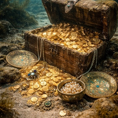 Discovery of a 2,000-Year-Old Bowl and Plate Treasure at the Bottom of a Lake