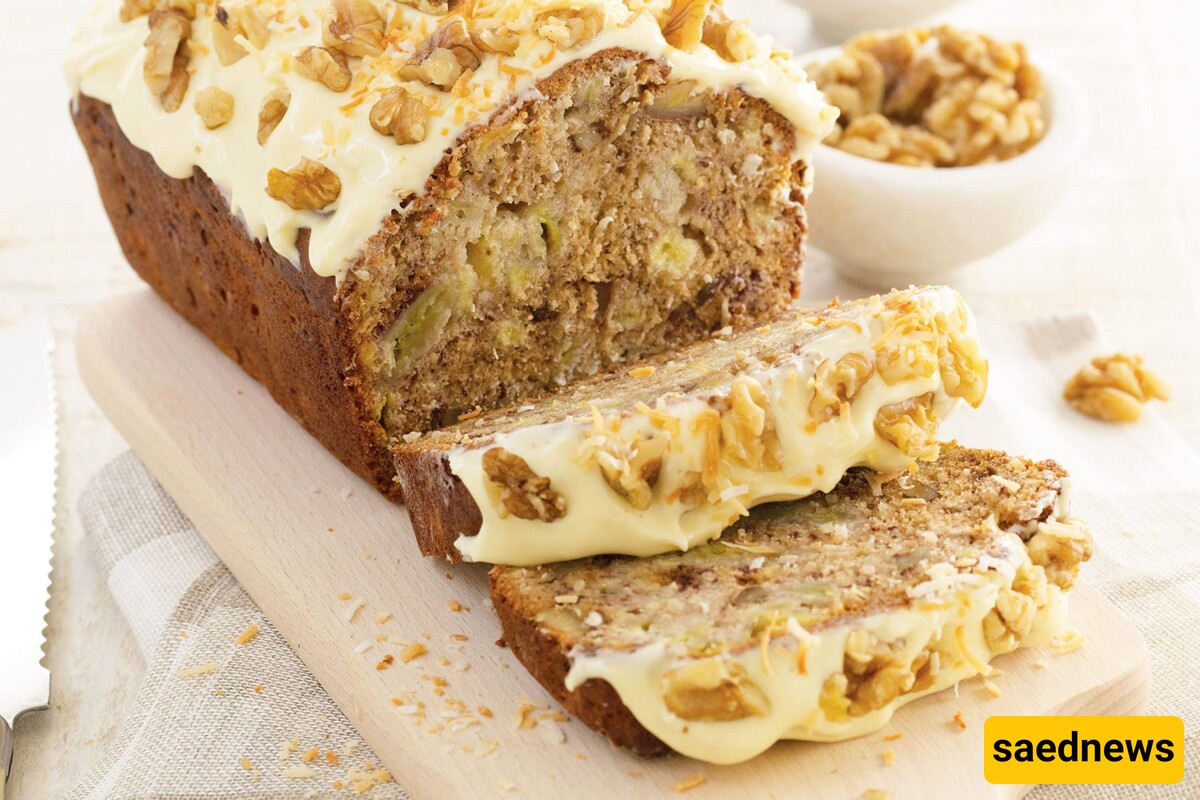 banana and walnut cake 